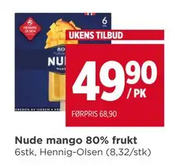 Meny Nude mango 80% frukt, NOK 49.9 tilbud