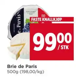 Meny Brie de Paris, NOK 99 tilbud