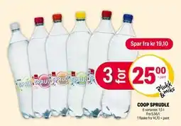 Coop Extra COOP SPRUDLE, NOK 25 tilbud