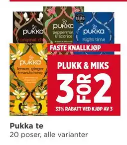 Meny Pukka te tilbud