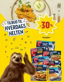 Coop Prix FINDUS FISKEMIDDAGER tilbud