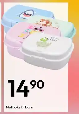 Gigaboks Matboks til barn, NOK 14.9 tilbud
