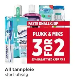 Meny All tannpleie tilbud