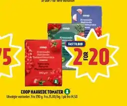 Coop Prix COOP HAKKEDE TOMATER, NOK 20 tilbud