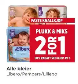 Meny Alle bleier tilbud