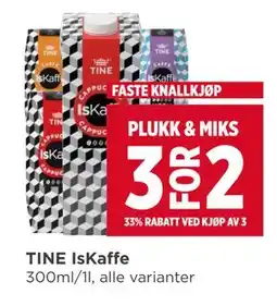 Meny TINE IsKaffe tilbud