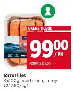 Meny Ørretfilet, NOK 99 tilbud