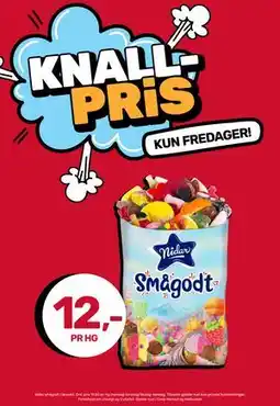 Matkroken Nidar smågodt i løsvekt, NOK 12 tilbud