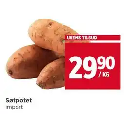 Meny Søtpotet, NOK 29.9 tilbud