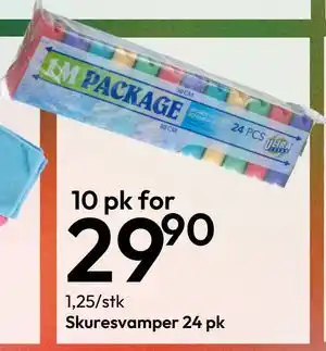 Gigaboks Skuresvamper 24 pk, NOK 29.9 tilbud