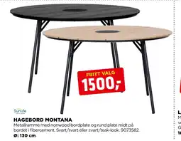jem & fix Sunlife HAGEBORD MONTANA tilbud