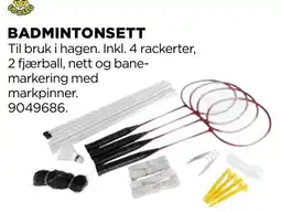 jem & fix BADMINTONSETT tilbud