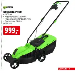 jem & fix GARDEN GRESSKLIPPER tilbud