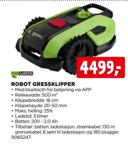 jem & fix GARDEN ROBOT GRESSKLIPPER tilbud