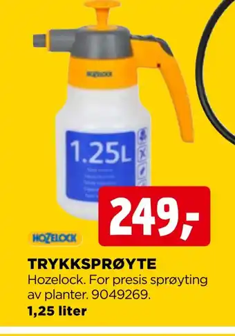jem & fix HOZELOCK TRYKKSPRØYTE tilbud