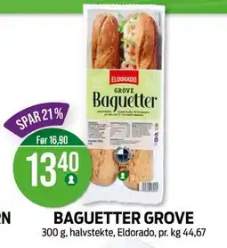 Kiwi BAGUETTER GROVE, NOK 13.4 tilbud