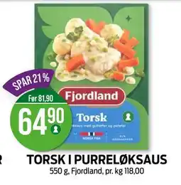 Kiwi TORSK I PURRELØKSAUS, NOK 64.9 tilbud
