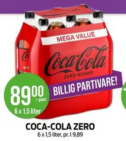 Kiwi COCA-COLA ZERO, NOK 89 tilbud
