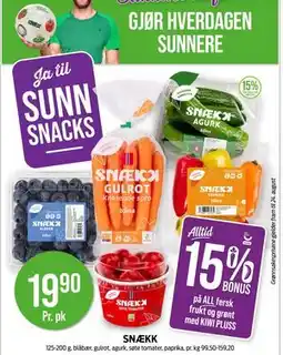 Kiwi SNÆKK, NOK 19.9 tilbud