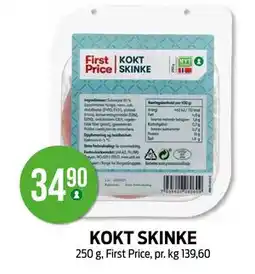 Kiwi KOKT SKINKE, NOK 34.9 tilbud