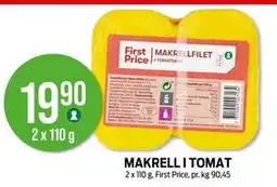 Kiwi MAKRELL I TOMAT, NOK 19.9 tilbud