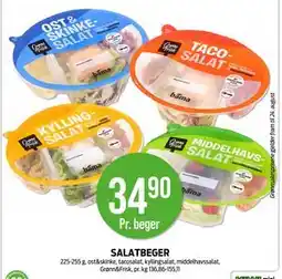 Kiwi SALATBEGER, NOK 34.9 tilbud