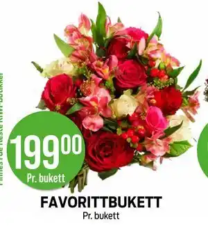 Kiwi FAVORITTBUKETT, NOK 199 tilbud