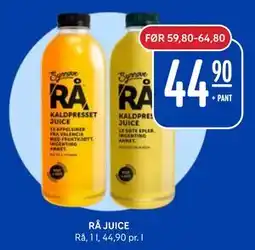 Rema 1000 RÅ JUICE, NOK 44.9 tilbud