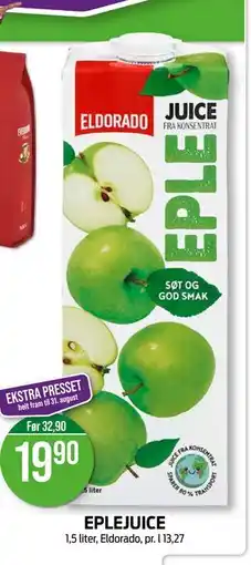 Kiwi EPLEJUICE, NOK 19.9 tilbud