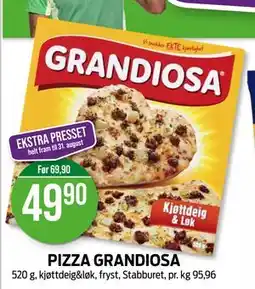 Kiwi PIZZA GRANDIOSA, NOK 49.9 tilbud