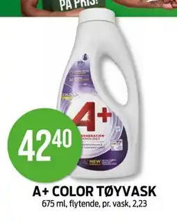 Kiwi A+ COLOR TØYVASK, NOK 42.4 tilbud