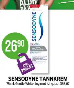 Kiwi SENSODYNE TANNKREM, NOK 26.9 tilbud