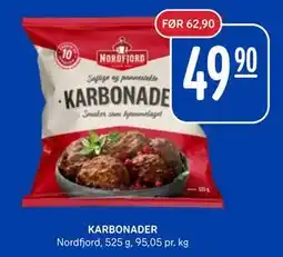 Rema 1000 KARBONADER, NOK 49.9 tilbud