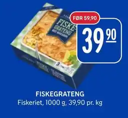 Rema 1000 FISKEGRATENG, NOK 39.9 tilbud