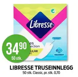 Kiwi LIBRESSE TRUSEINNLEGG, NOK 34.9 tilbud