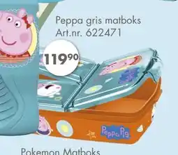 Sparkjøp Peppa gris matboks, NOK 119.9 tilbud