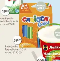 Sparkjøp Baby Jumbo fargeblyanter 10 stk, NOK 59.9 tilbud