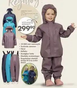 Sparkjøp Vestland Basic regnsett Polyester, NOK 299.9 tilbud