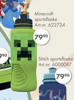 Sparkjøp Minecraft sportsflaske, NOK 79.9 tilbud