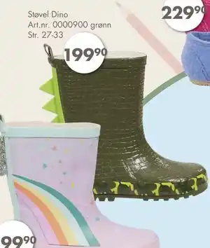 Sparkjøp Støvel Dino, NOK 199.9 tilbud