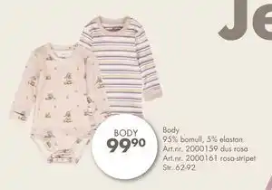 Sparkjøp BODY, NOK 99.9 tilbud