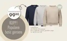 Sparkjøp Collegegenser, NOK 99.9 tilbud