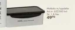 Sparkjøp Matboks m/oppdeler, NOK 49.9 tilbud