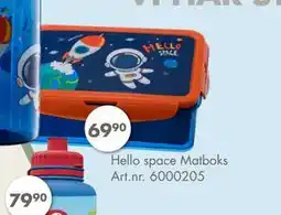 Sparkjøp Hello space Matboks, NOK 69.9 tilbud
