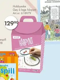 Sparkjøp Hobbyeske Gøy å lage hårpynt, NOK 129.9 tilbud
