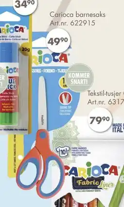 Sparkjøp Carioca barnesaks, NOK 49.9 tilbud