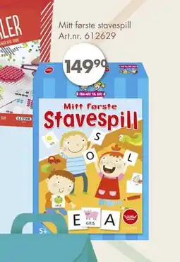 Sparkjøp Mitt første stavespill, NOK 149.9 tilbud