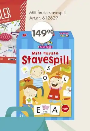 Sparkjøp Mitt første stavespill, NOK 149.9 tilbud