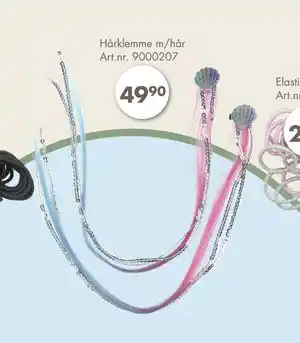 Sparkjøp Hårklemme m/hår, NOK 49.9 tilbud