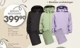 Sparkjøp Bergen regnjakke Polyester, NOK 399.9 tilbud